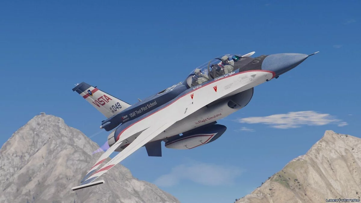 NF-16D Vista with 3D Thrust Vectoring Nozzle [Add-On] / GTA 5