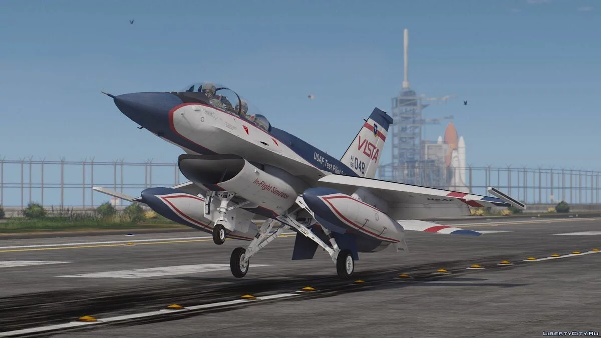 NF-16D Vista with 3D Thrust Vectoring Nozzle [Add-On] / GTA 5