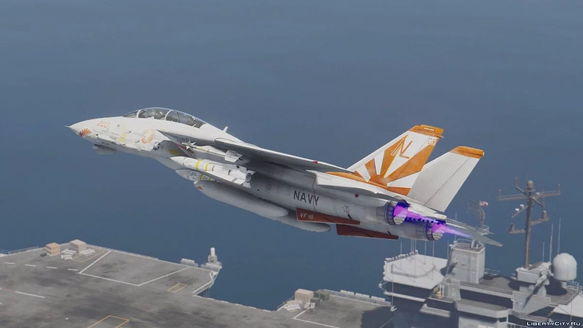 F-14A Tomcat [Custom missile models | Add-On] / GTA 5