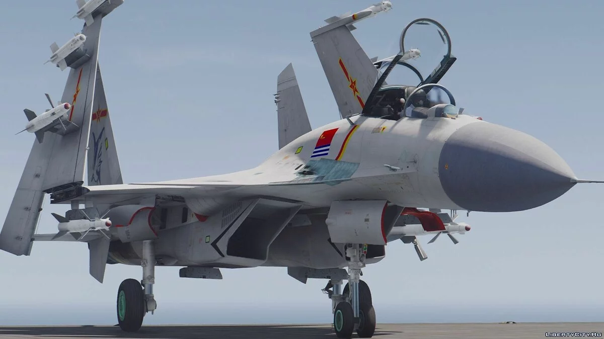 Su-33 Flanker-D /J-15 Fēishā [Custom weapons | Add-On] / GTA 5