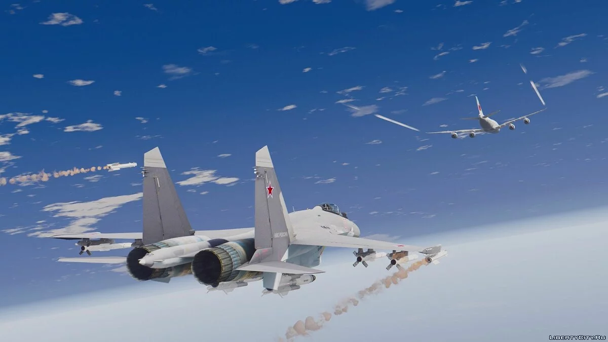 Su-35S Flanker-E [Custom weapons | Add-On] / GTA 5