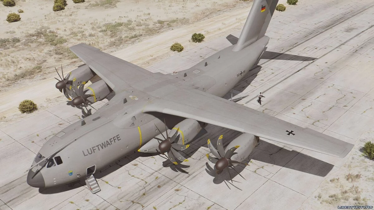 Airbus A400M Atlas (German Air Force) [Add-On] 1.0 / GTA 5