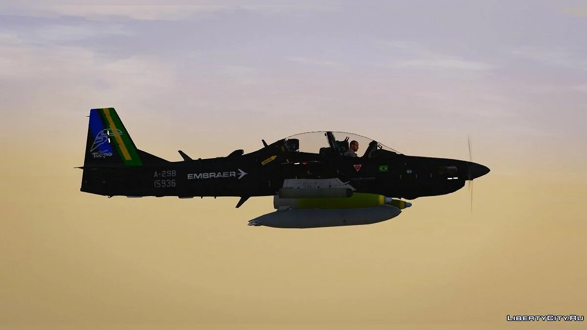 Embraer EMB-314 Super Tucano [Add-on] 1.0 / GTA 5
