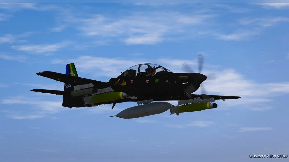 Embraer EMB-314 Super Tucano [Add-on] 1.0 / GTA 5