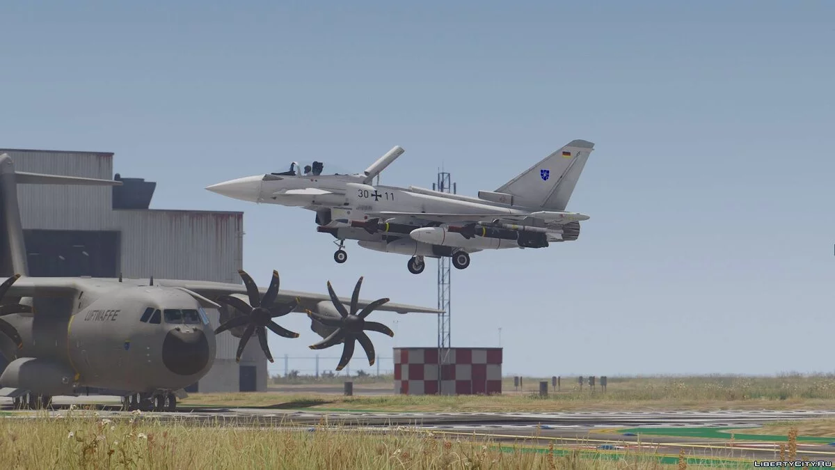 Eurofighter Typhoon (European Forces) [Custom Weapons | Add-On] 1.0 / GTA 5