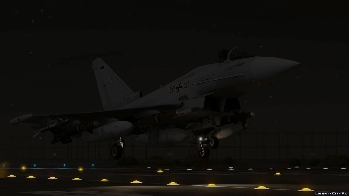 Eurofighter Typhoon (European Forces) [Custom Weapons | Add-On] 1.0 / GTA 5