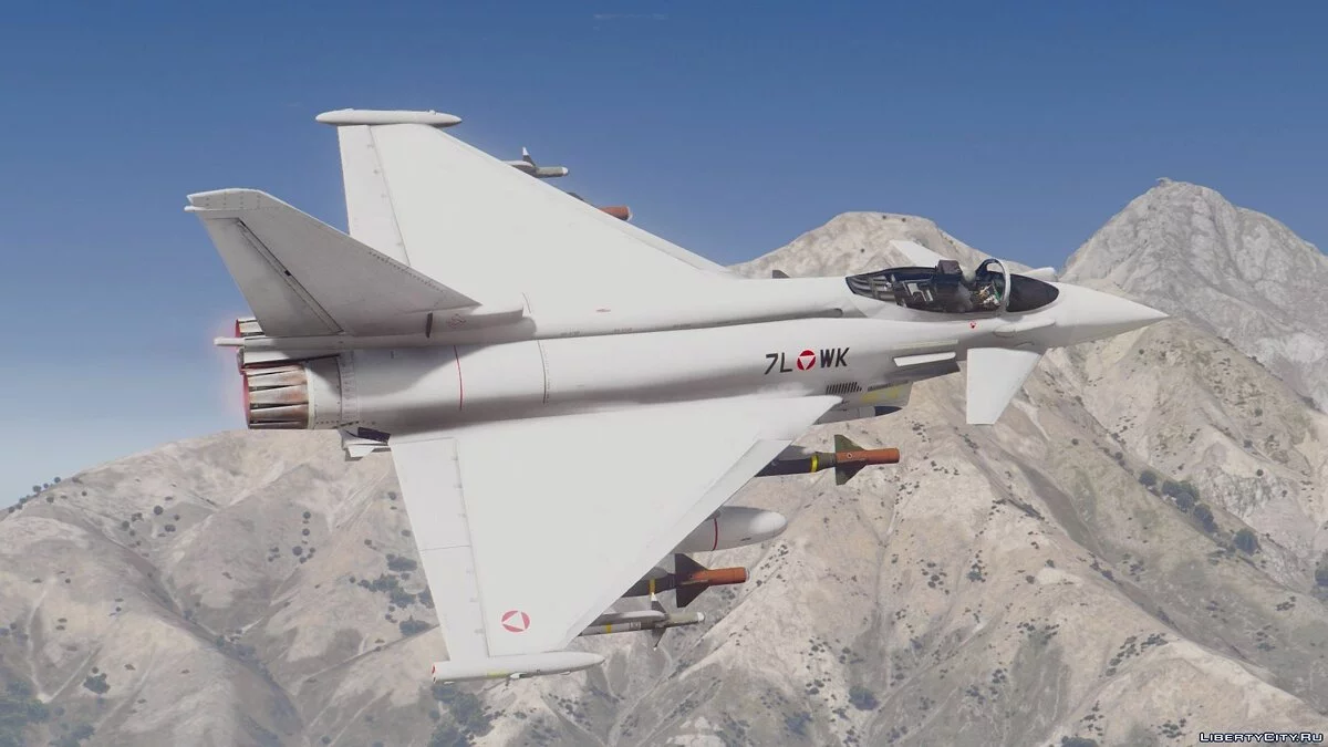 Eurofighter Typhoon (European Forces) [Custom Weapons | Add-On] 1.0 / GTA 5