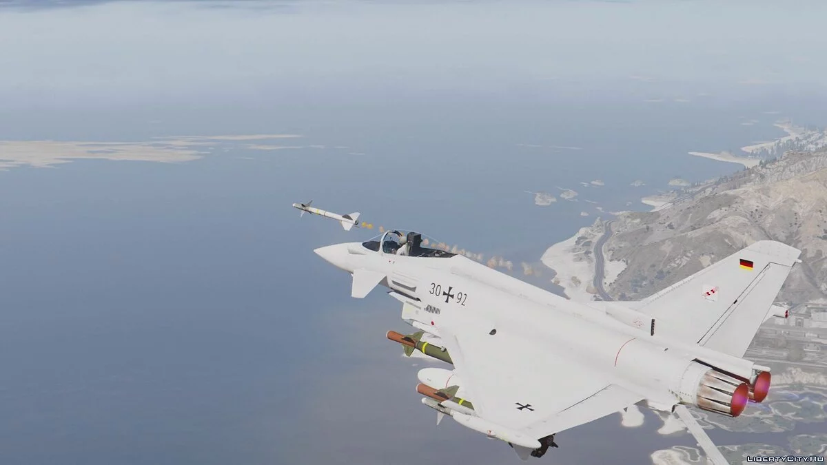 Eurofighter Typhoon (European Forces) [Custom Weapons | Add-On] 1.0 / GTA 5