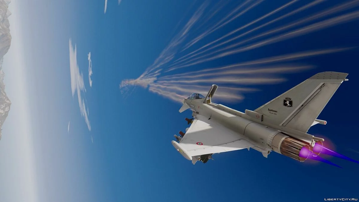 Eurofighter Typhoon (European Forces) [Custom Weapons | Add-On] 1.0 / GTA 5