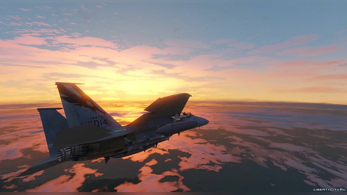 144th Fighter Wing California Air National Guard F-15c [add-on] 1.0 / GTA 5