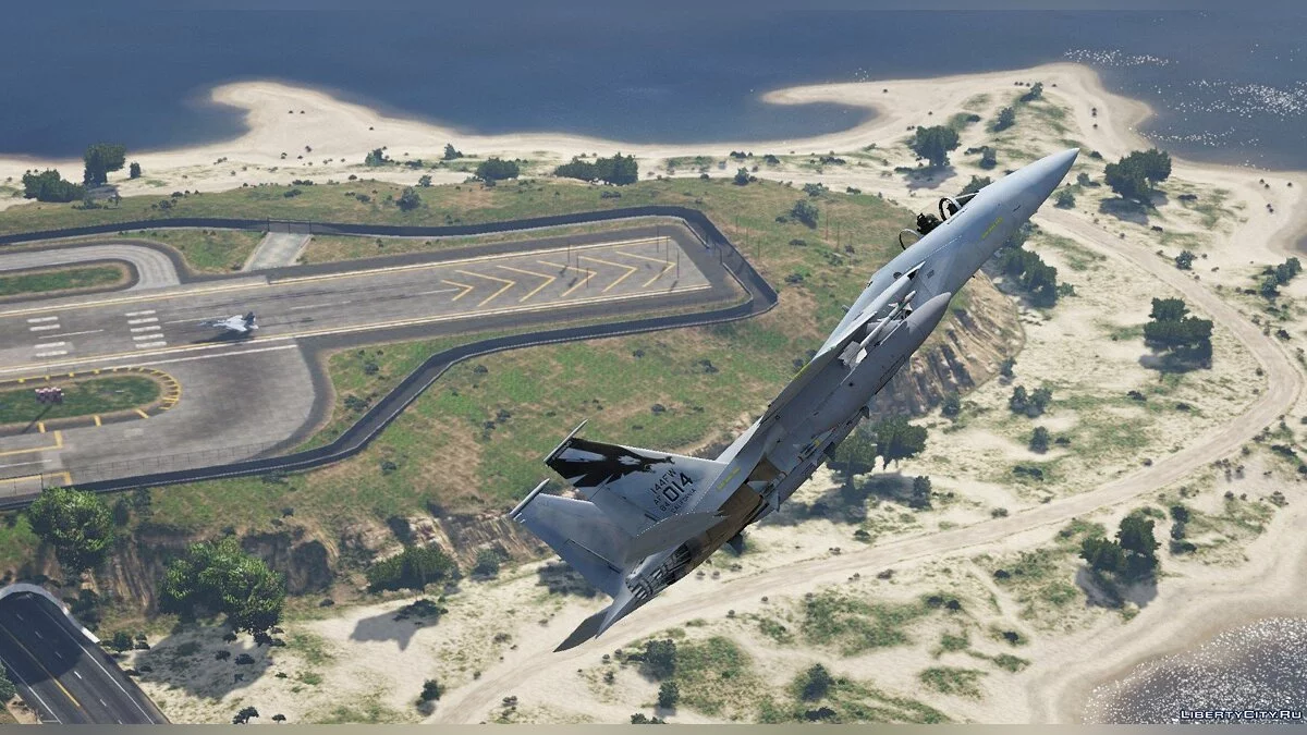 144th Fighter Wing California Air National Guard F-15c [add-on] 1.0 / GTA 5