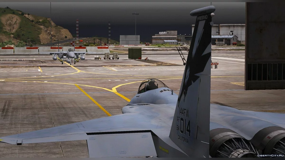 144th Fighter Wing California Air National Guard F-15c [add-on] 1.0 / GTA 5