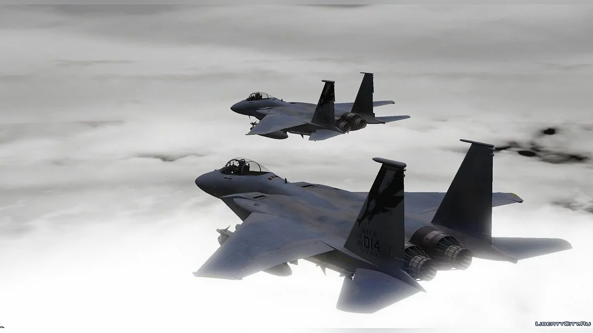 144th Fighter Wing California Air National Guard F-15c [add-on] 1.0 / GTA 5