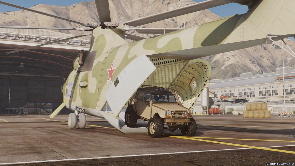 Скачать Mil Mi-26 Halo (largest mass produced heli) [Add-On] 1.0 для GTA 5