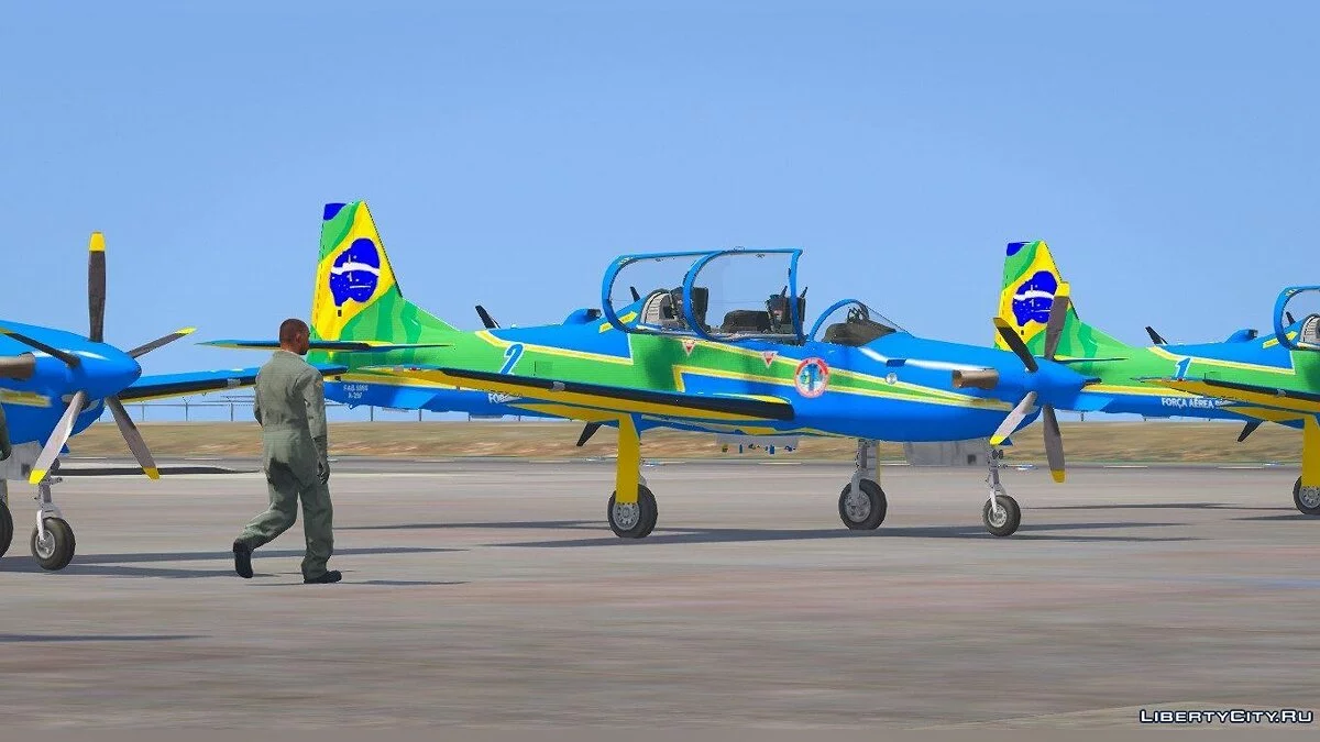EMB 314 A-29B Super Tucano EDA [Replace] 1.0 / GTA 5