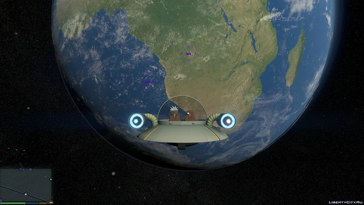 Space Cruiser (Rick and Morty) [Add-On] v1.0 / GTA 5
