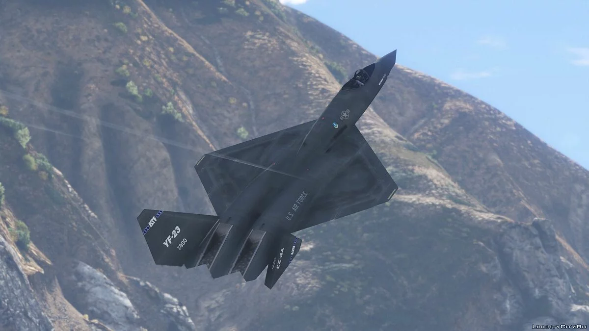 YF-23 Black Widow II [Add-On] 1.1 / GTA 5