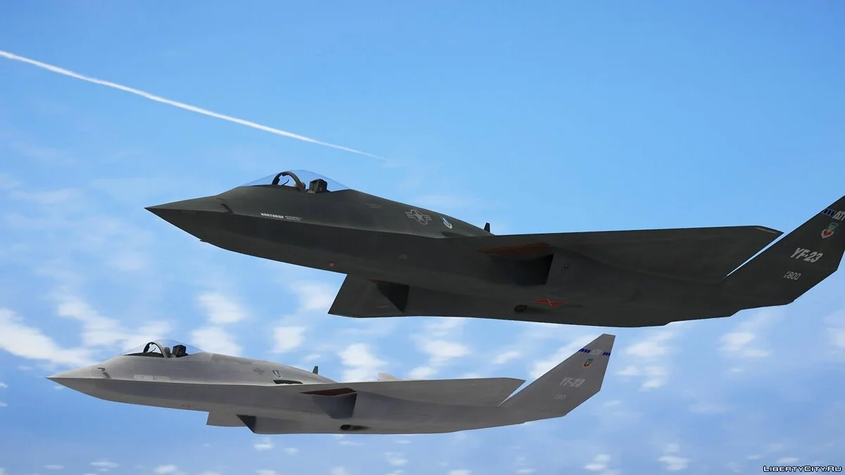 YF-23 Black Widow II [Add-On] 1.1 / GTA 5