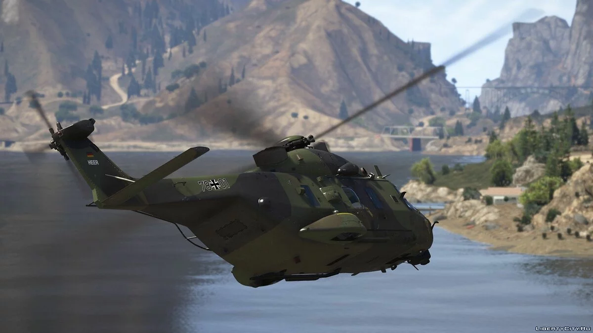 NH90 German Transport Helicopter [Add-On | Custom seat layout] 1.0 / GTA 5