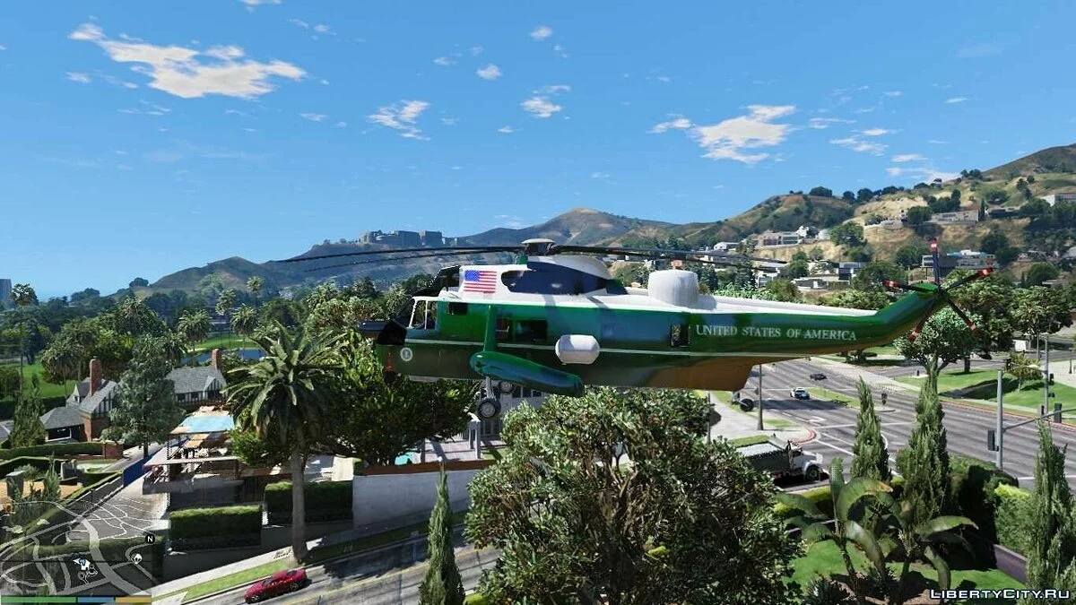 Sikorsky SH-3 Marine One ADDON/REPLACE 1.0 / GTA 5