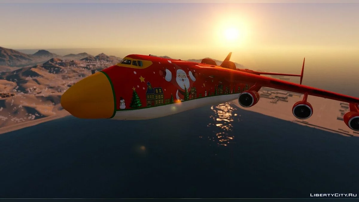 Santaplane [Add-On/Livery] Antonov An-225 2017 / GTA 5