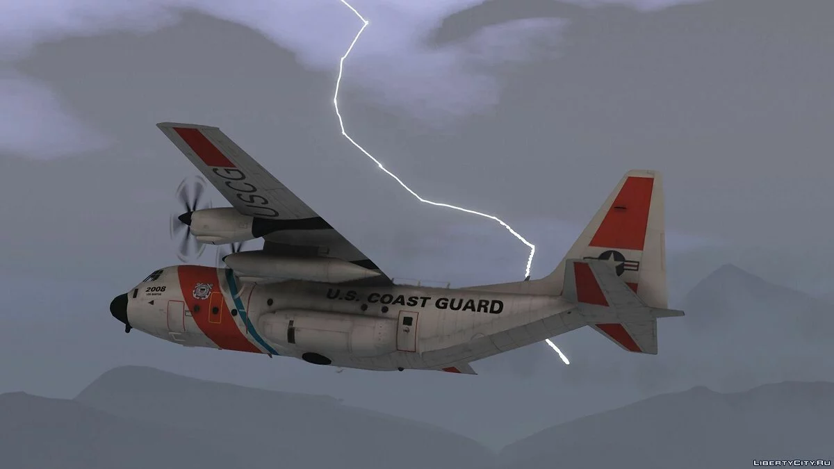 USCG C-130H/C-130J Package (3 different versions) [Add-On] 1.0 / GTA 5