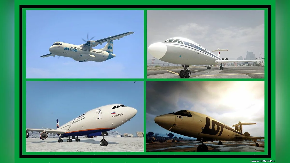 Civil Aircrafts Pack / Passenger & Cargo [Add-On / Dlc Mod] 8.0 / GTA 5