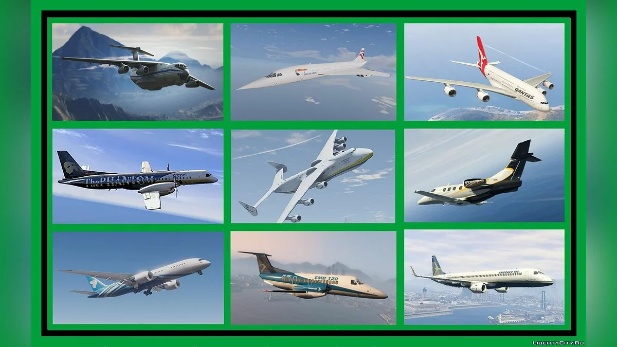 Civil Aircrafts Pack / Passenger & Cargo [Add-On / Dlc Mod] 8.0 / GTA 5