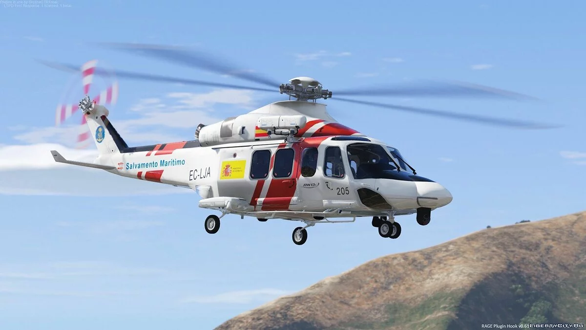 AugustaWestland AW139 (LAFD, WestPac, UK, Spain) [Add-On] 1.0 / GTA 5