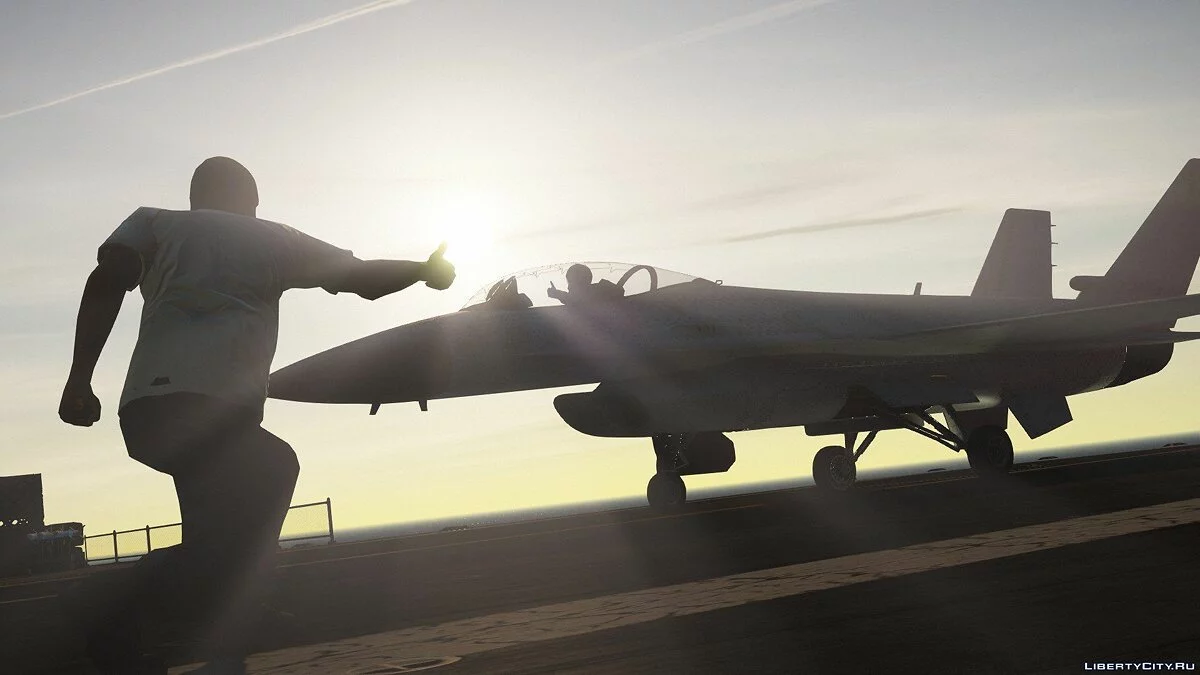 Unarmed P-996 LAZER Jet 1.0.0 / GTA 5