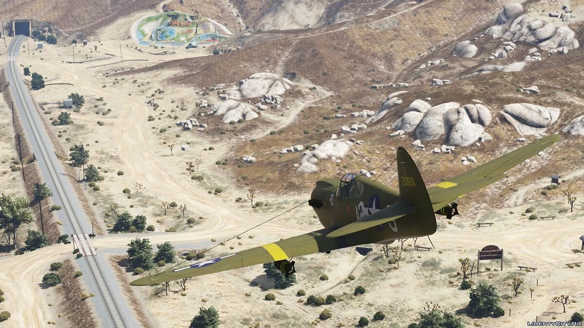 P-40E Warhawk [Add-On] 1.0 / GTA 5