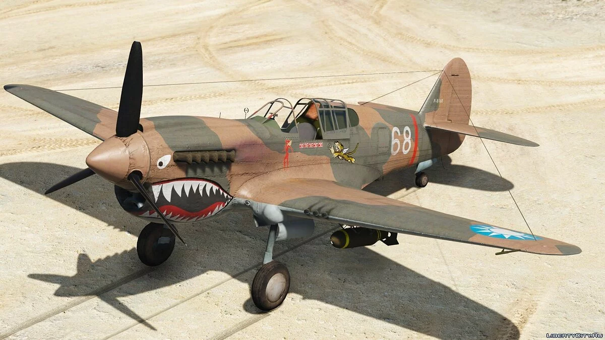 P-40E Warhawk [Add-On] 1.0 / GTA 5
