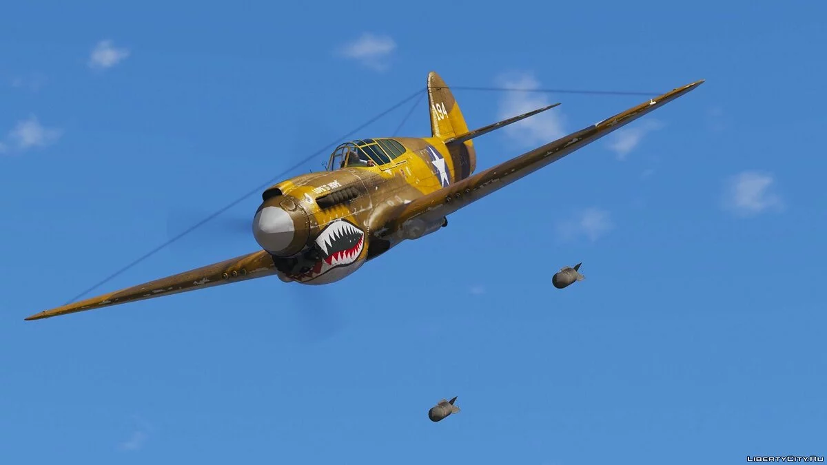 P-40E Warhawk [Add-On] 1.0 / GTA 5