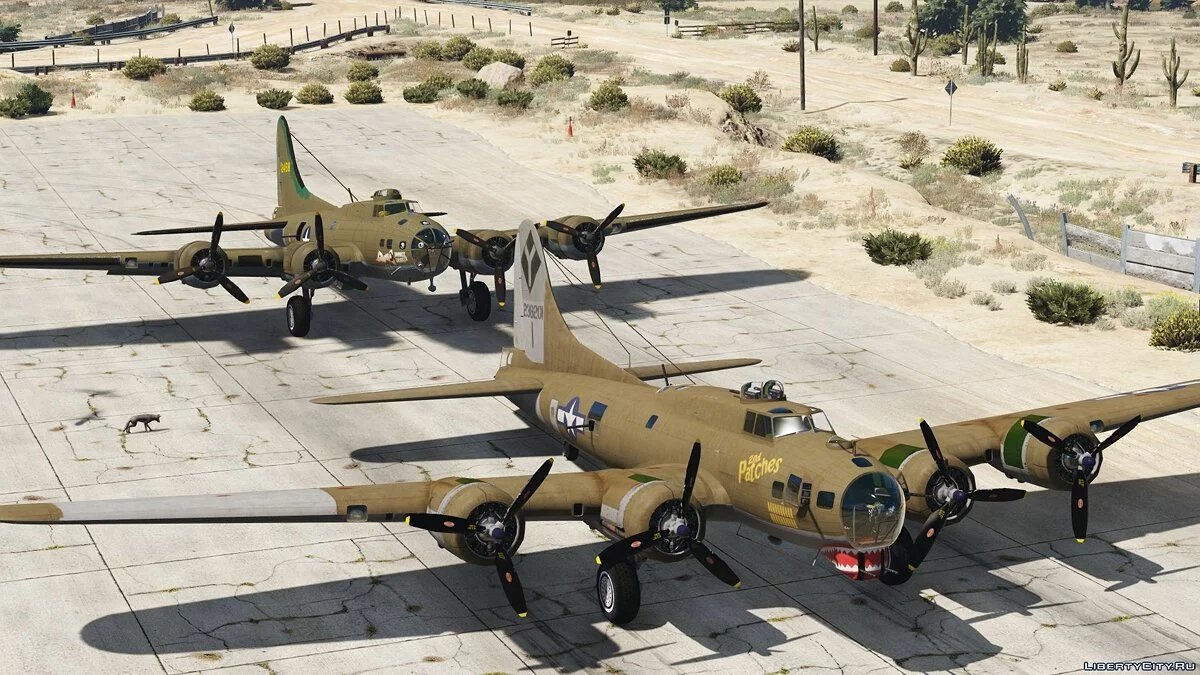 B-17G Flying Fortress [Add-On | Livery] 1.0 / GTA 5