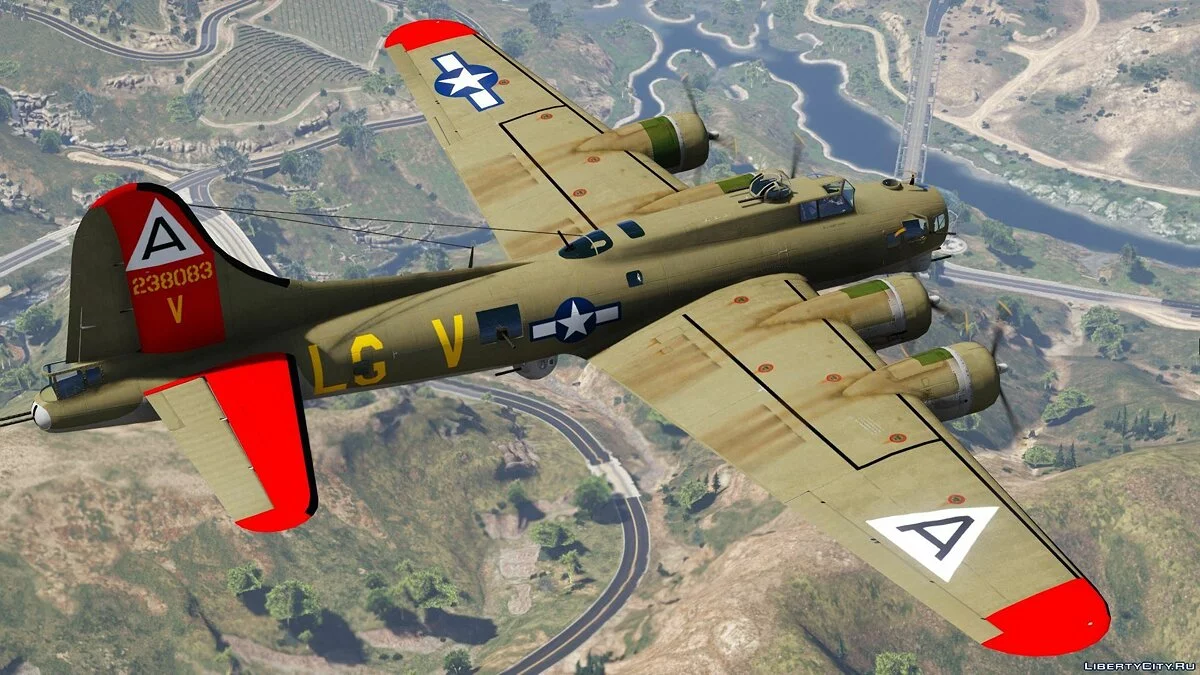 B-17G Flying Fortress [Add-On | Livery] 1.0 / GTA 5