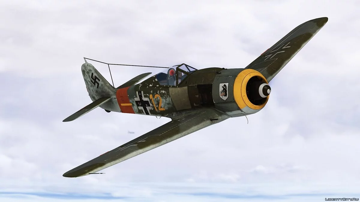 Focke-Wulf FW190 A-8 Würger [Add-On | Tuning] 1.0 / GTA 5