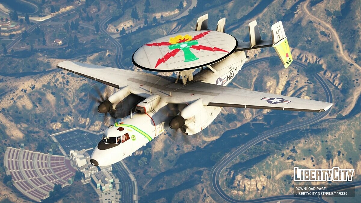 Скачать E-2D Hawkeye [Add-On] 2.5 для GTA 5