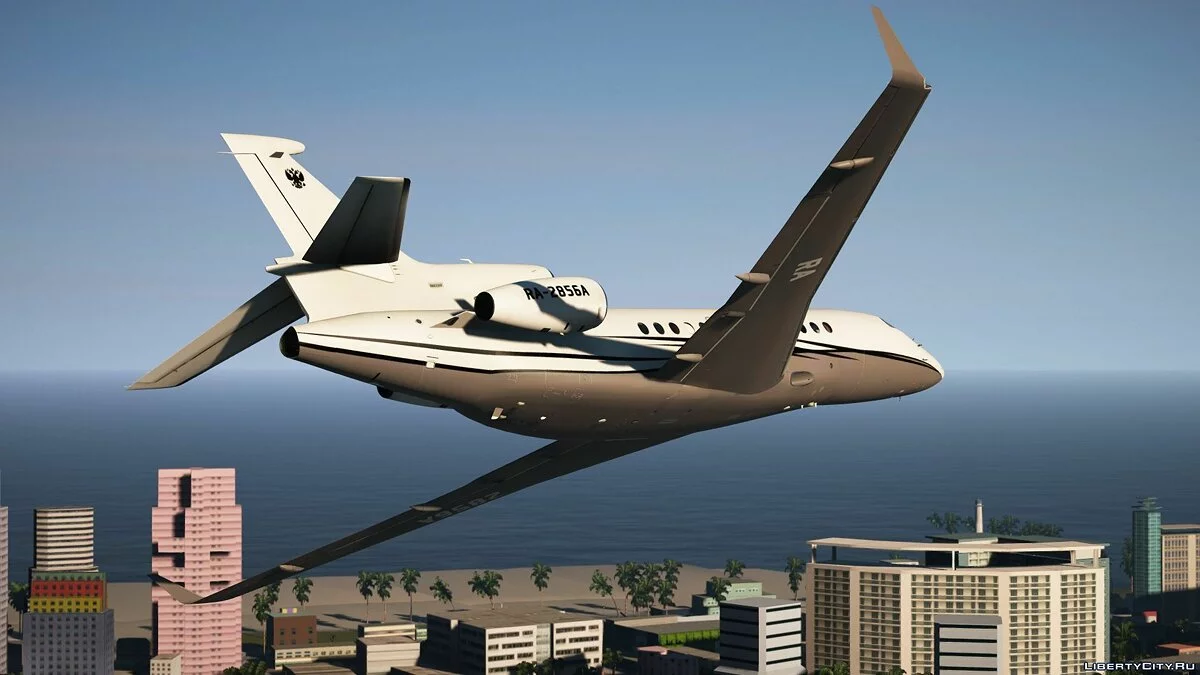 Dassault Falcon 7X - самолет класса люкс / GTA 5