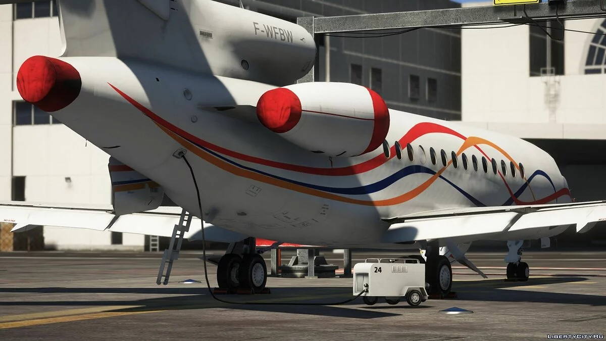 Dassault Falcon 7X - самолет класса люкс / GTA 5