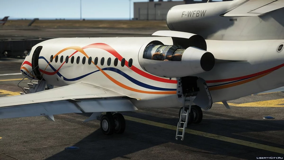 Dassault Falcon 7X - самолет класса люкс / GTA 5
