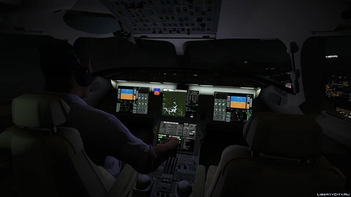 Dassault Falcon 7X - самолет класса люкс / GTA 5