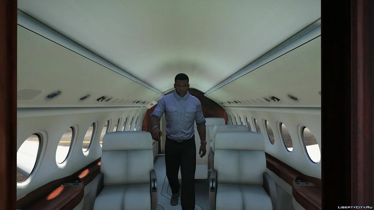 Dassault Falcon 7X - самолет класса люкс / GTA 5