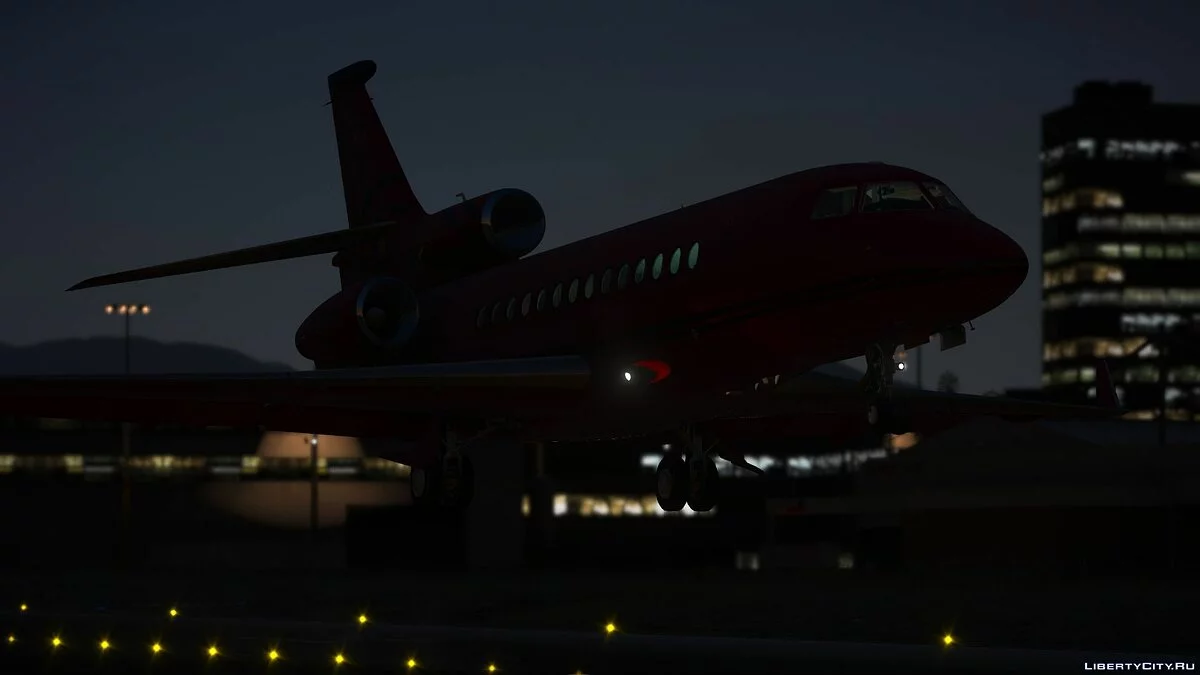 Dassault Falcon 7X - самолет класса люкс / GTA 5