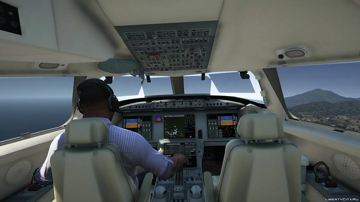 Dassault Falcon 7X - самолет класса люкс / GTA 5
