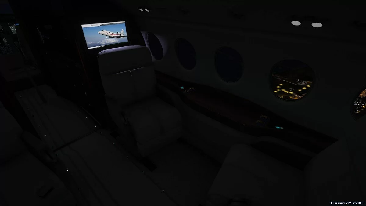 Dassault Falcon 7X - самолет класса люкс / GTA 5