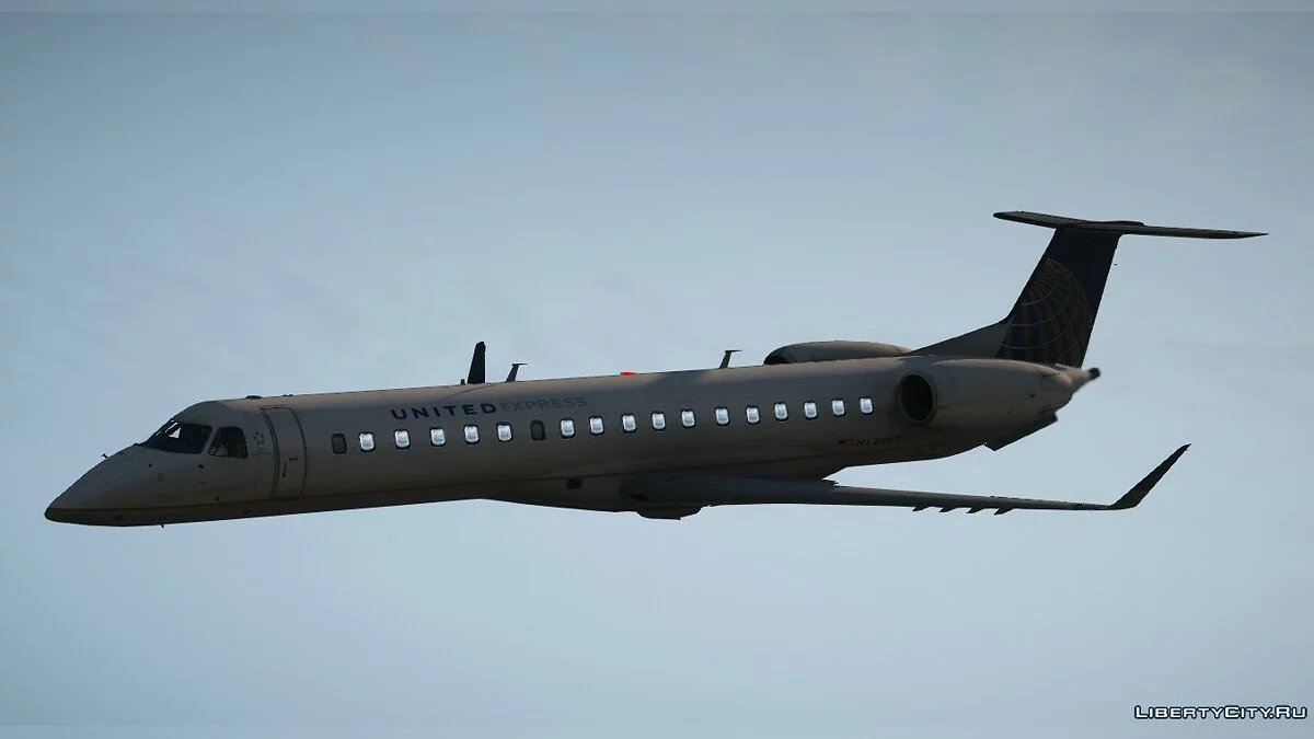 Embraer ERJ-145 RX ( Enterable Interior ) [Add-on] 1.0 / GTA 5