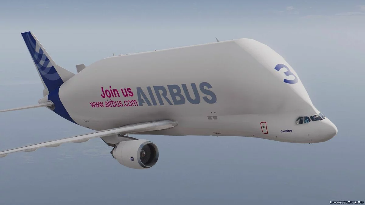 Airbus A300-600ST Beluga [Add-On] v1.5 / GTA 5