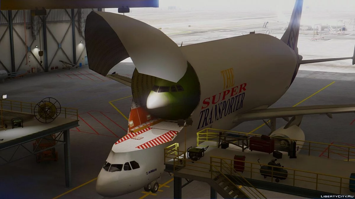 Airbus A300-600ST Beluga [Add-On] v1.5 / GTA 5