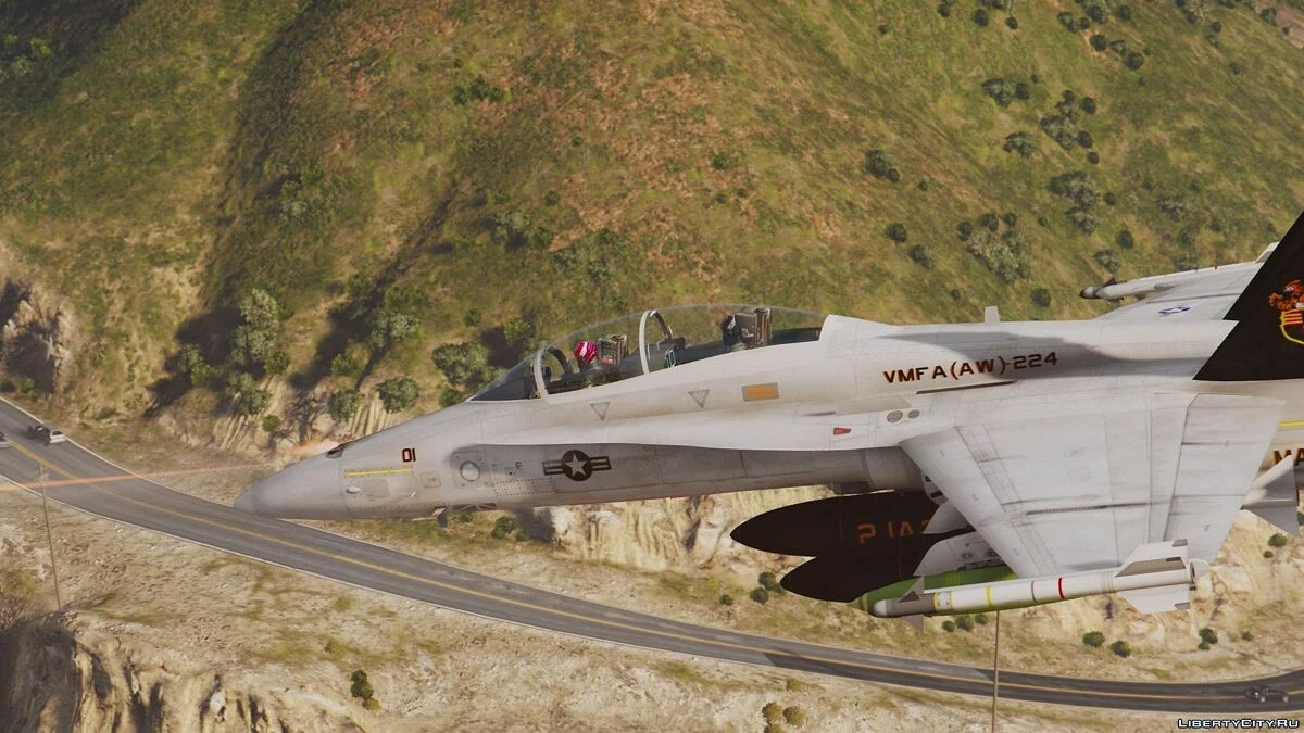 F/A-18D Hornet [Custom missile models | Add-On] V2 / GTA 5