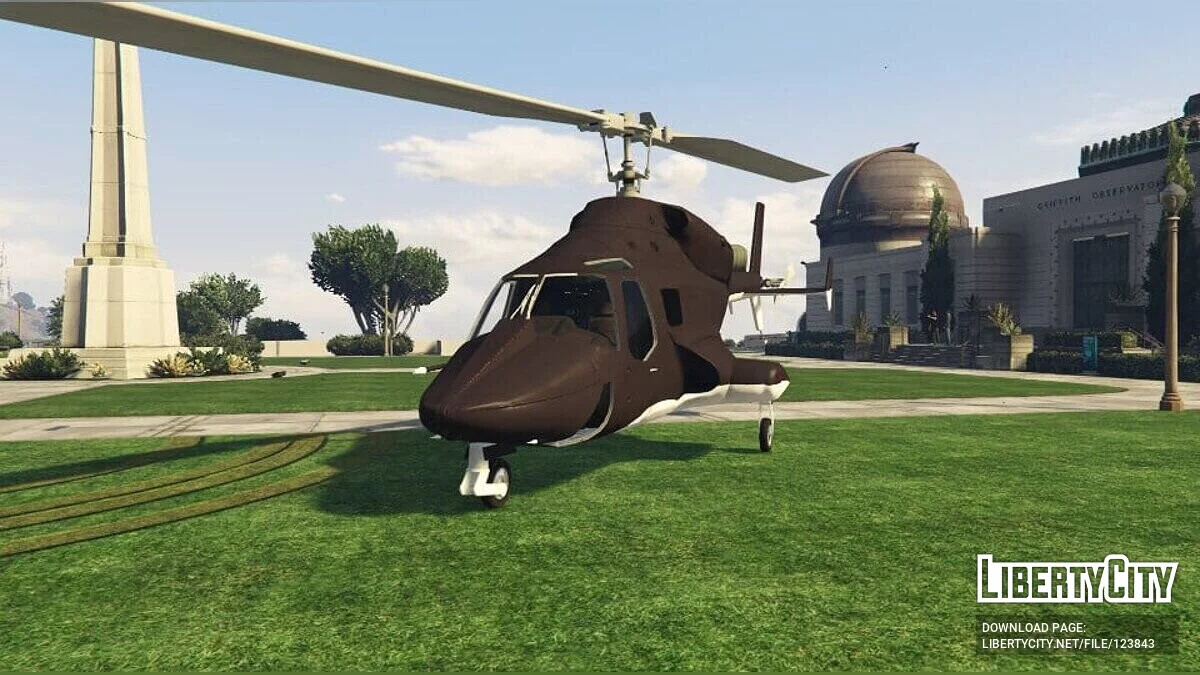 Вертолет из фильма Airwolf v3 / GTA 5